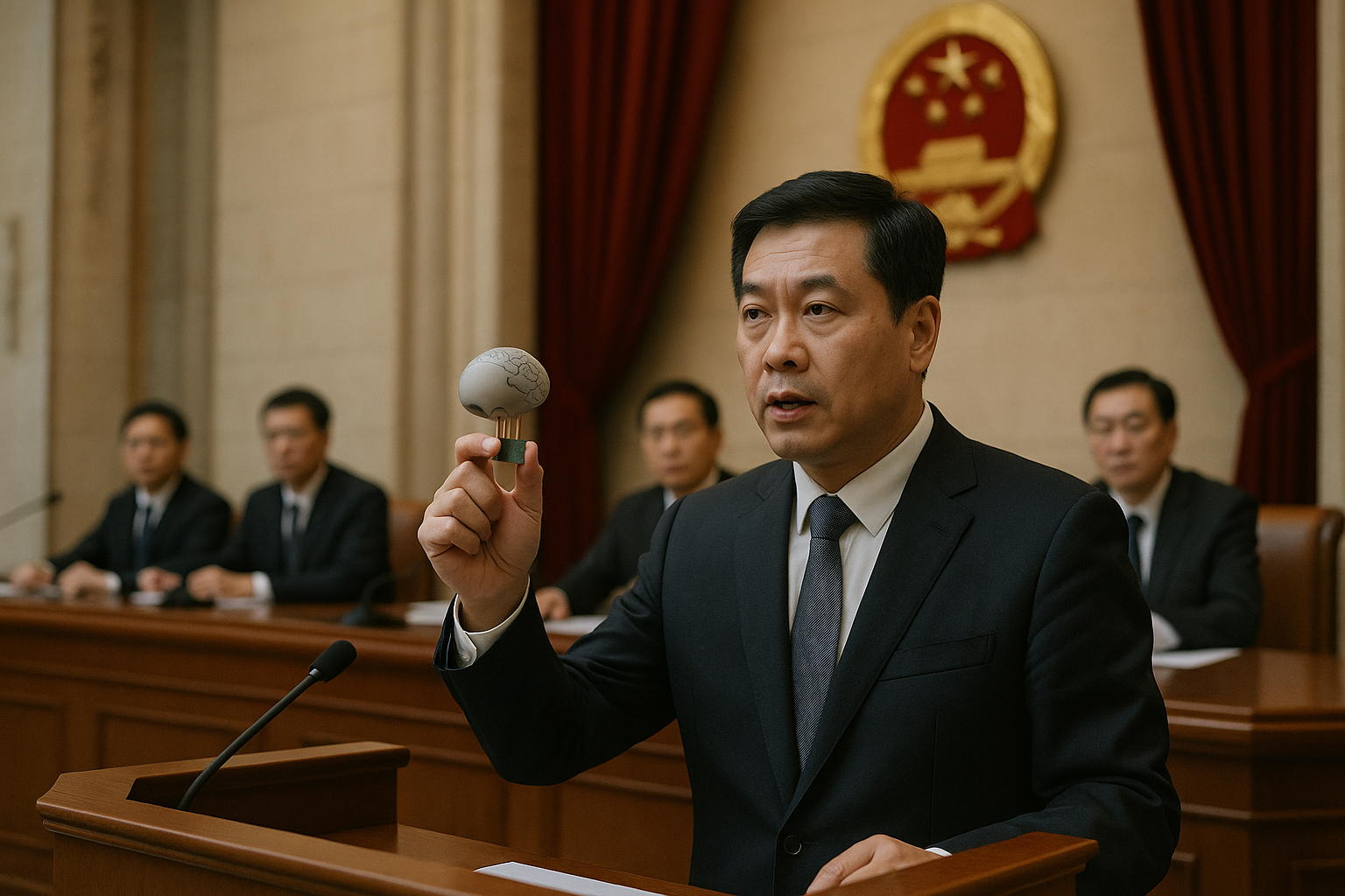 China Approves First Invasive Brain-Computer Chip, Signaling Divergent Global AI Regulatory Path