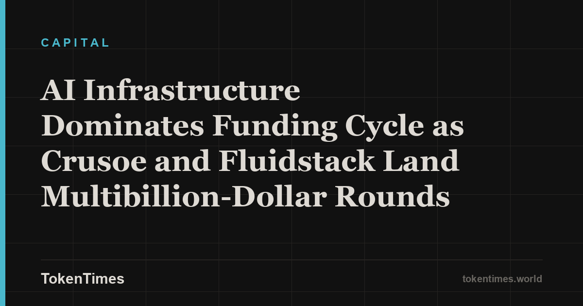 AI Infrastructure Dominates Funding Cycle as Crusoe and Fluidstack Land Multibillion-Dollar Rounds