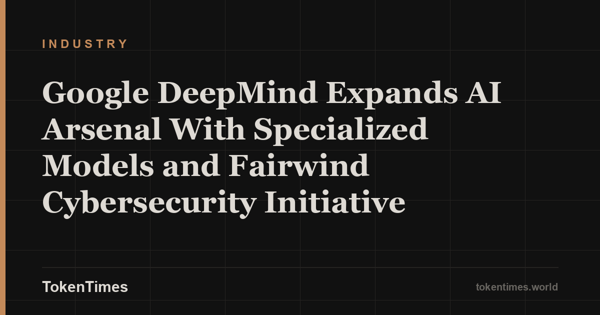 Google DeepMind Expands AI Arsenal With Specialized Models and Fairwind Cybersecurity Initiative