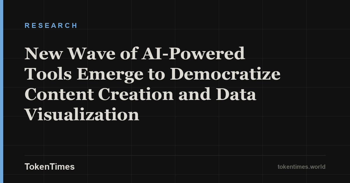 New Wave of AI-Powered Tools Emerge to Democratize Content Creation and Data Visualization