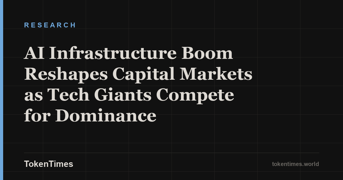 AI Infrastructure Boom Reshapes Capital Markets as Tech Giants Compete for Dominance