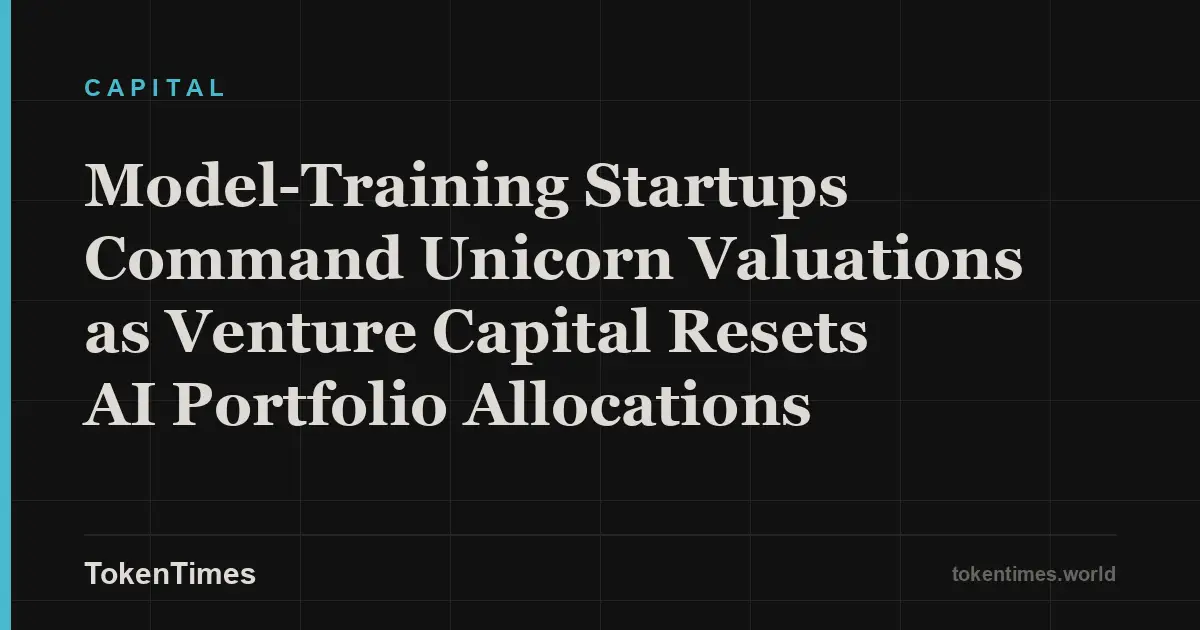 Model-Training Startups Command Unicorn Valuations as Venture Capital Resets AI Portfolio Allocations