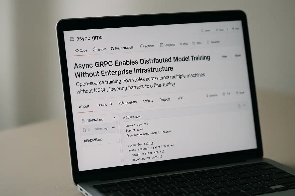Async GRPO Enables Distributed Model Training Without Enterprise Infrastructure