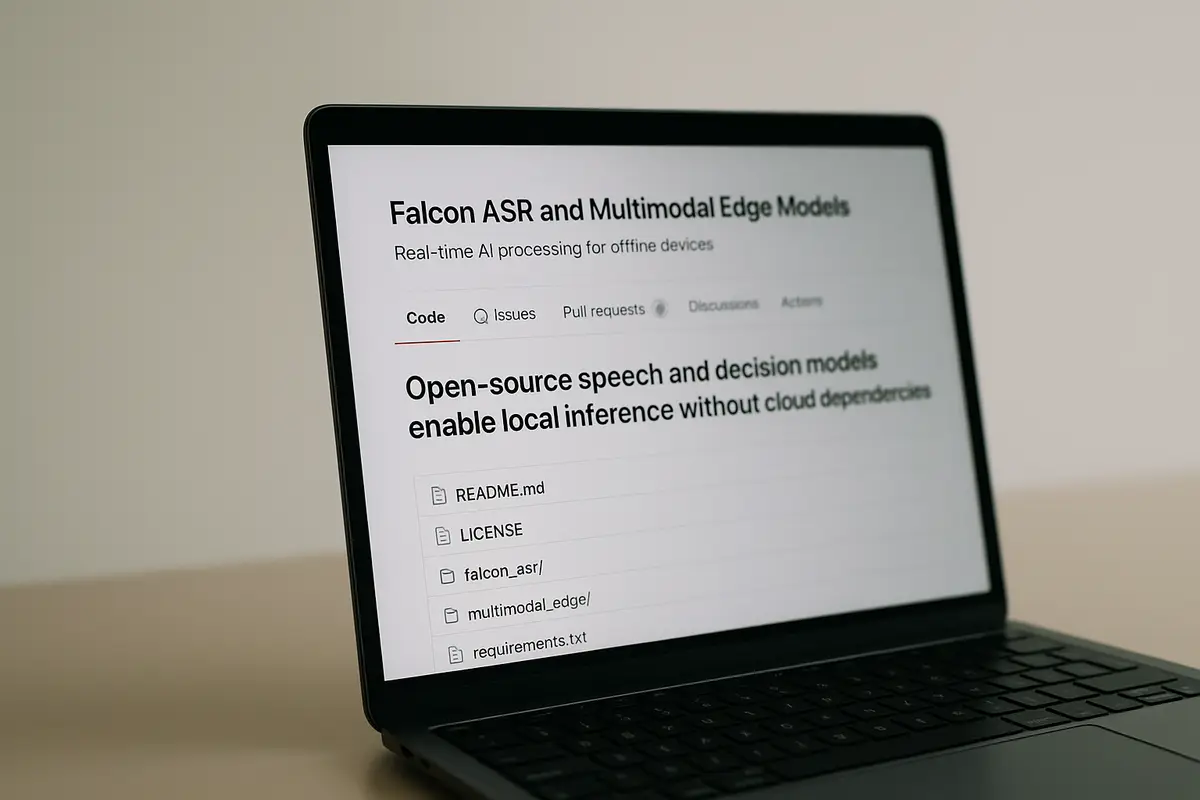 Falcon ASR and Multimodal Edge Models Bring Real-Time AI Processing to Offline Devices